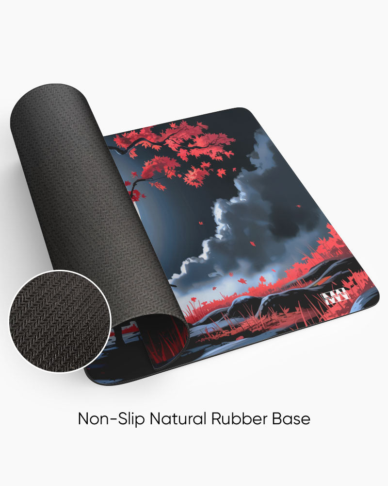 Samurai Moonlight Desk Mat