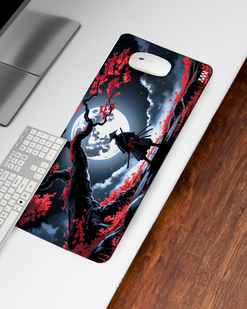 Samurai Moonlight Desk Mat
