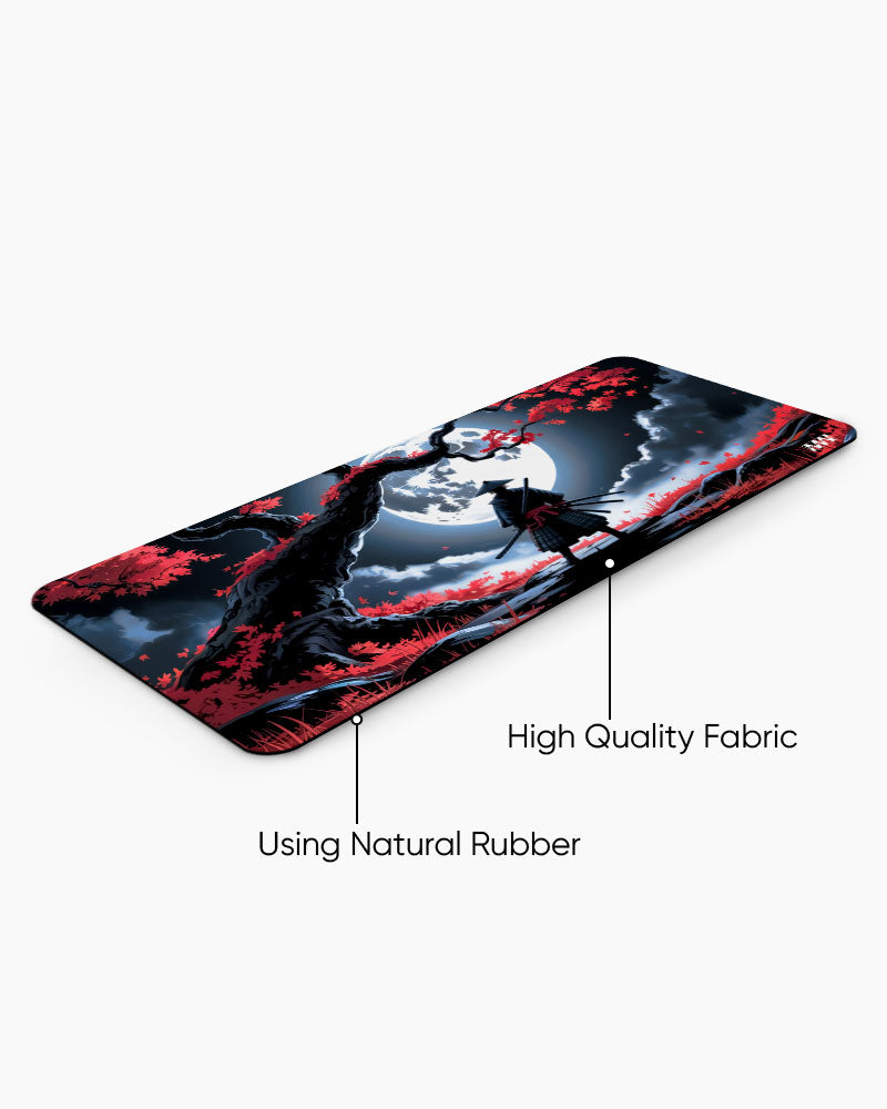 Samurai Moonlight Desk Mat