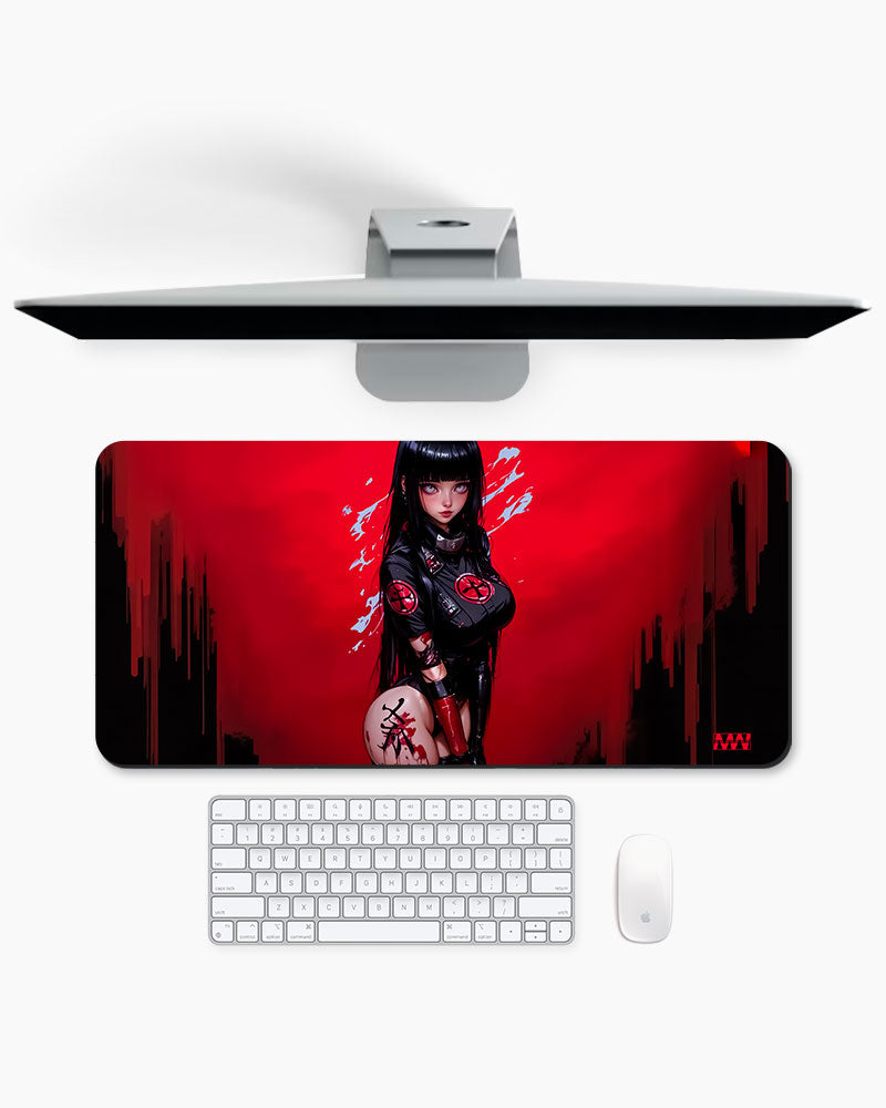 Scarlet Phantom Echoes of Battle Desk Mat