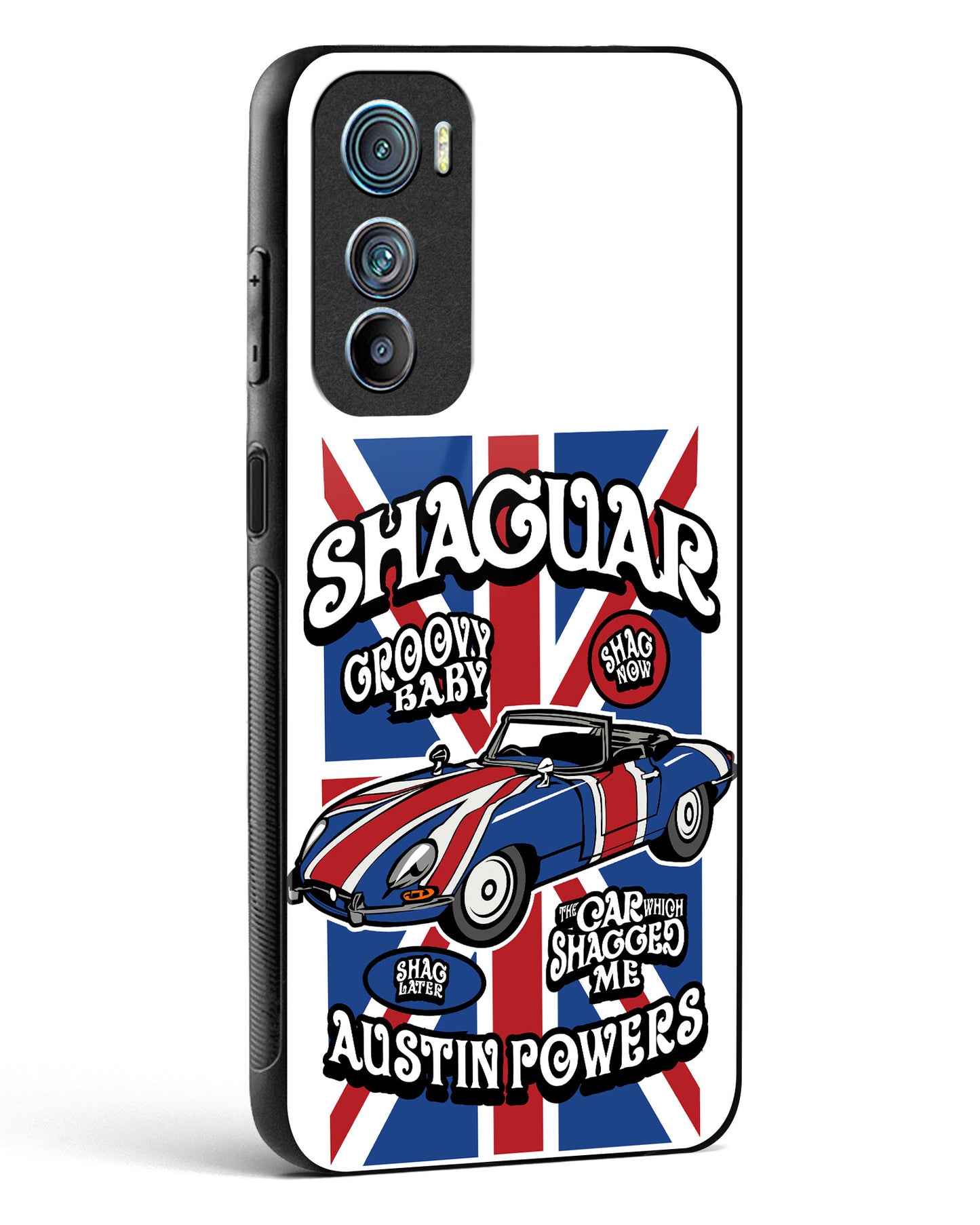 Shaguar Style Glass Phone Case-Motorola Edge 30