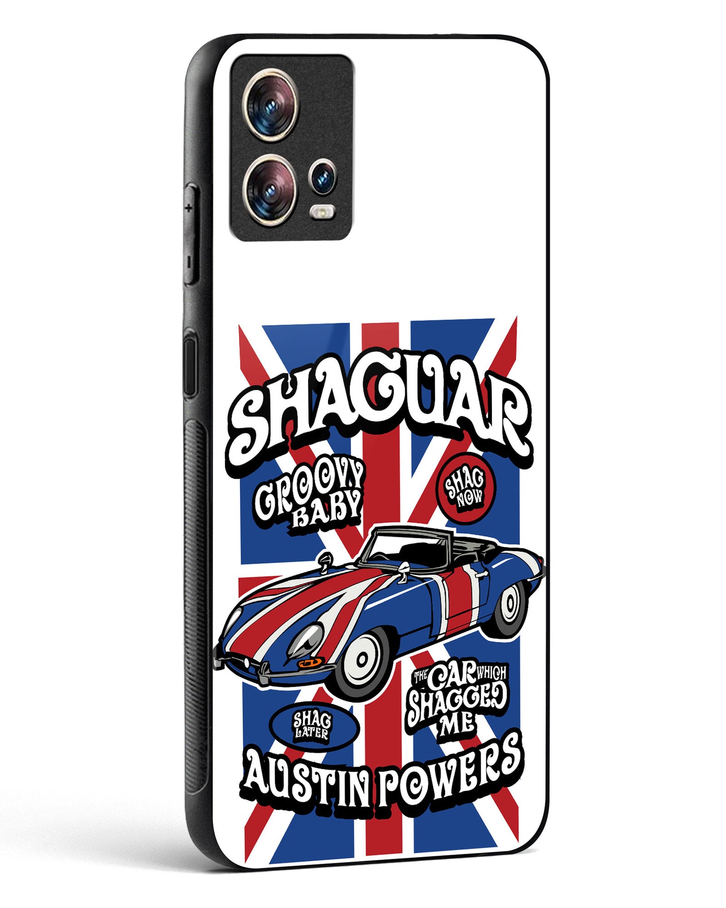 Shaguar Style Glass Phone Case-Motorola Edge 30 Fusion