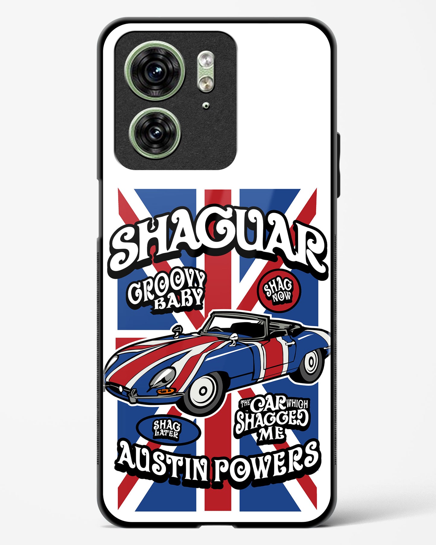 Shaguar Style Glass Phone Case-Motorola Edge 40