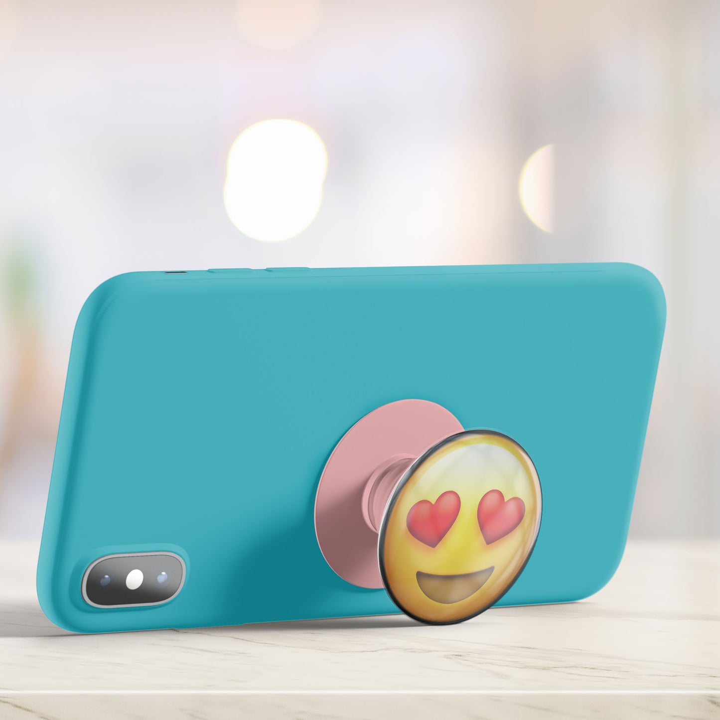 Smile Face with Hearty Eyes emoji Gloss Pop Holder