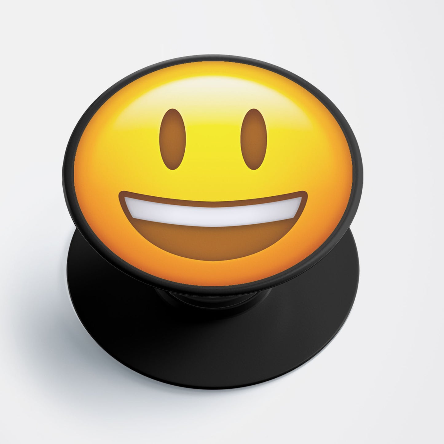 Smiling Emoji Flat Pop Holder