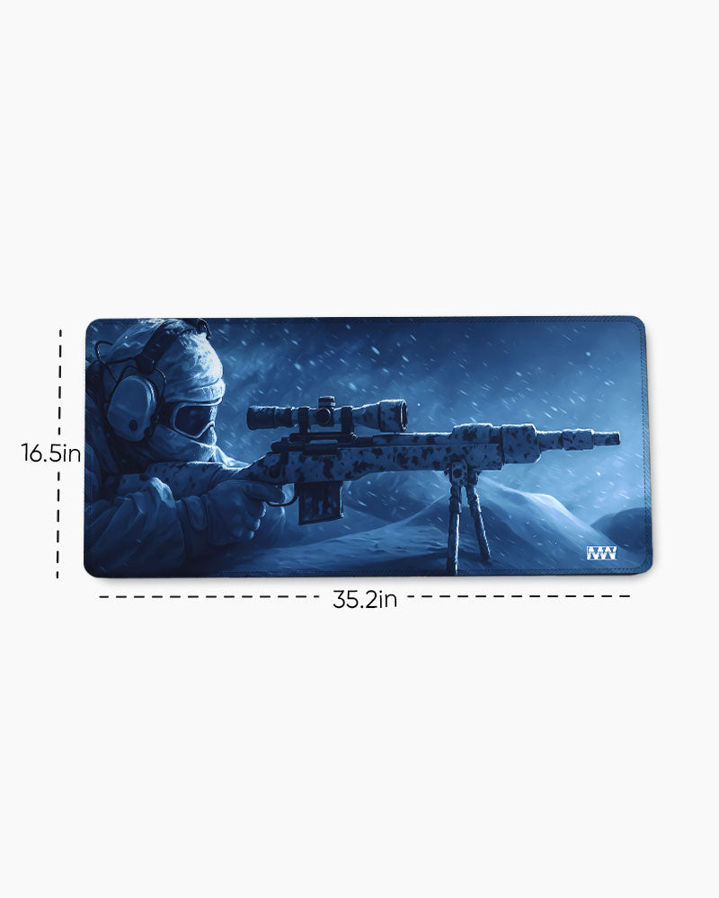 Snow Sniper Deskmat