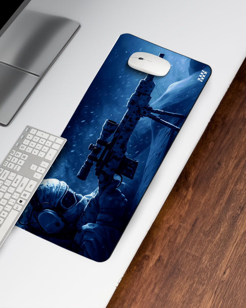 Snow Sniper Deskmat