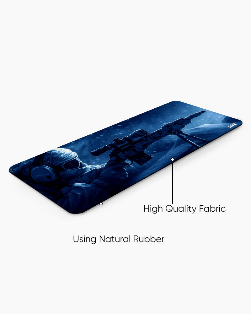 Snow Sniper Deskmat