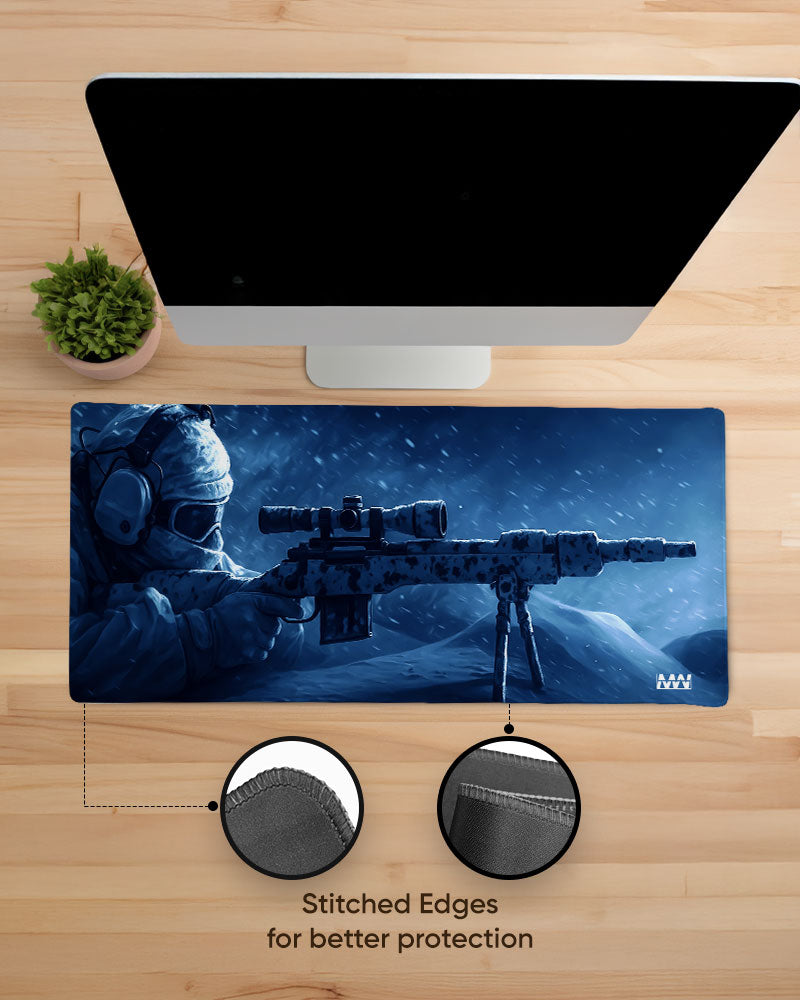Snow Sniper Deskmat
