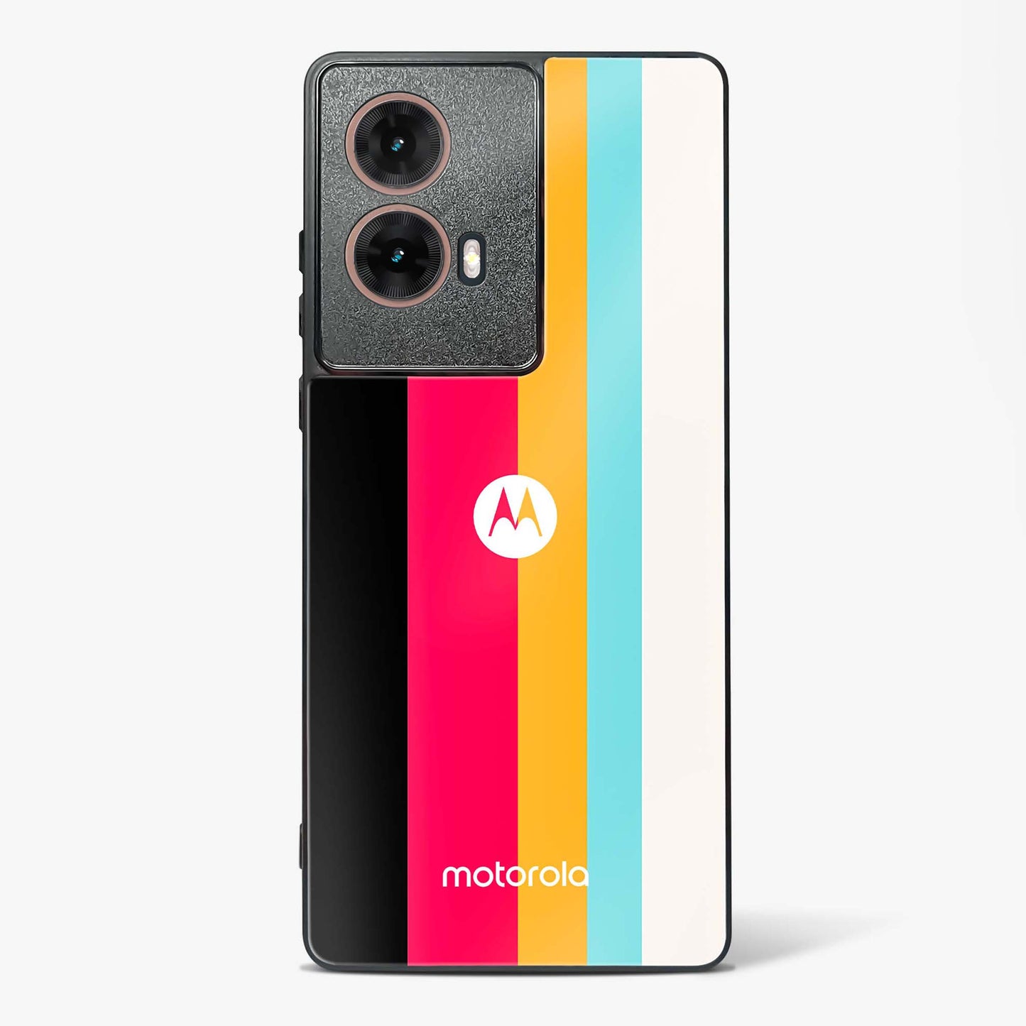 Spectrum Stripe Glass Phone Case-Moto G85 5G