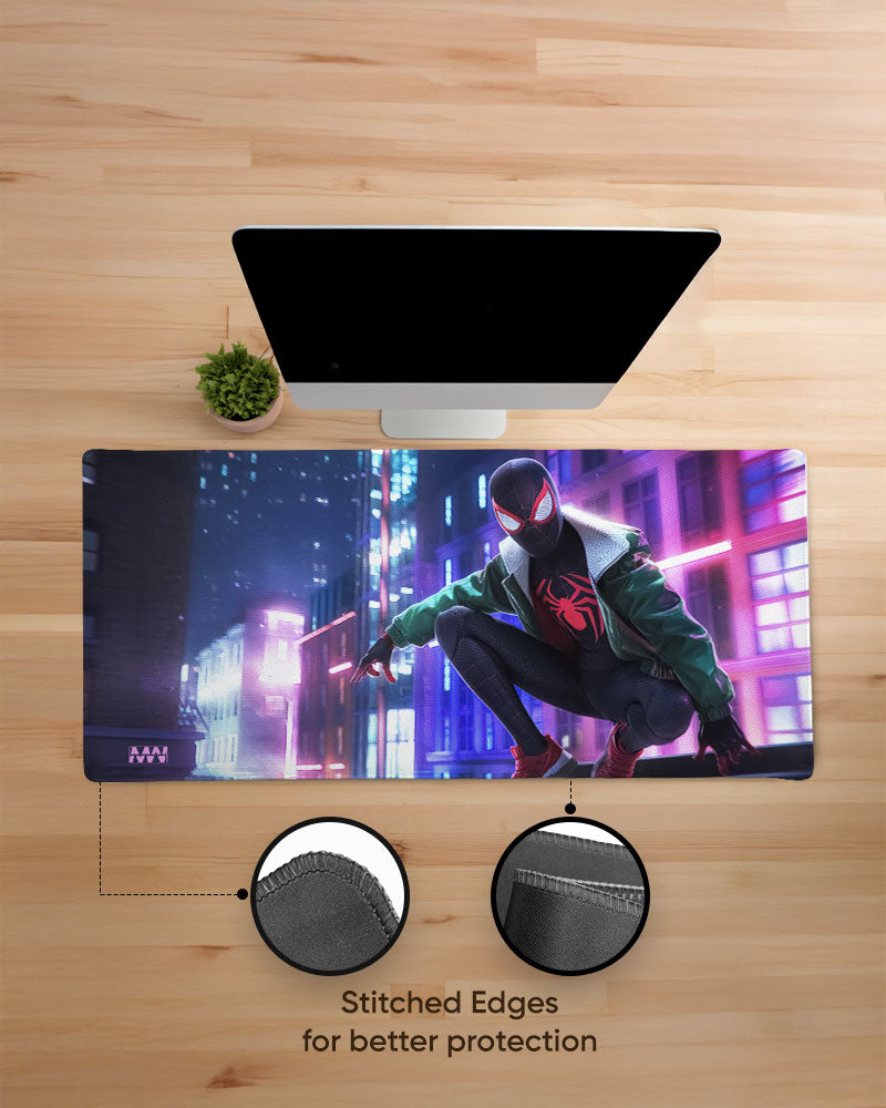 Spidey Neon Skyline Adventure Deskmat