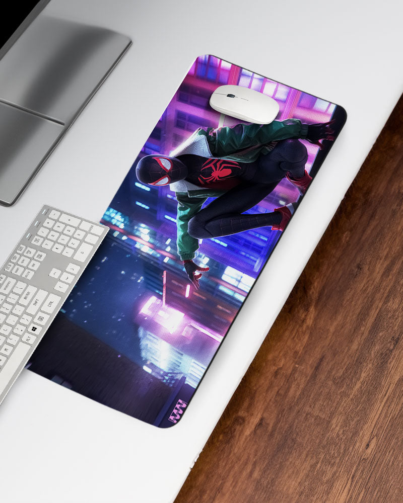 Spidey Neon Skyline Adventure Deskmat