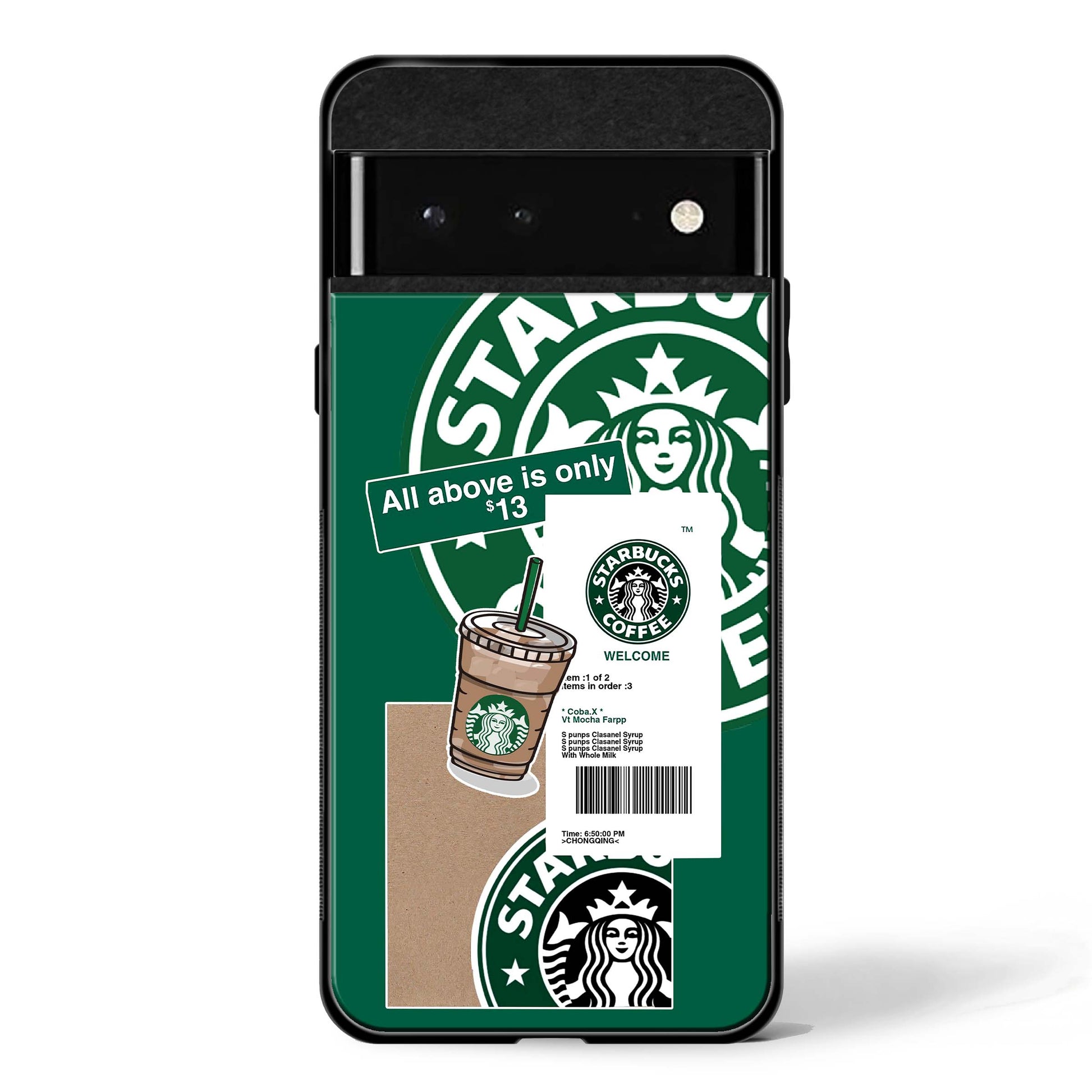Starbucks Classic Google Pixel Glass Phone Case