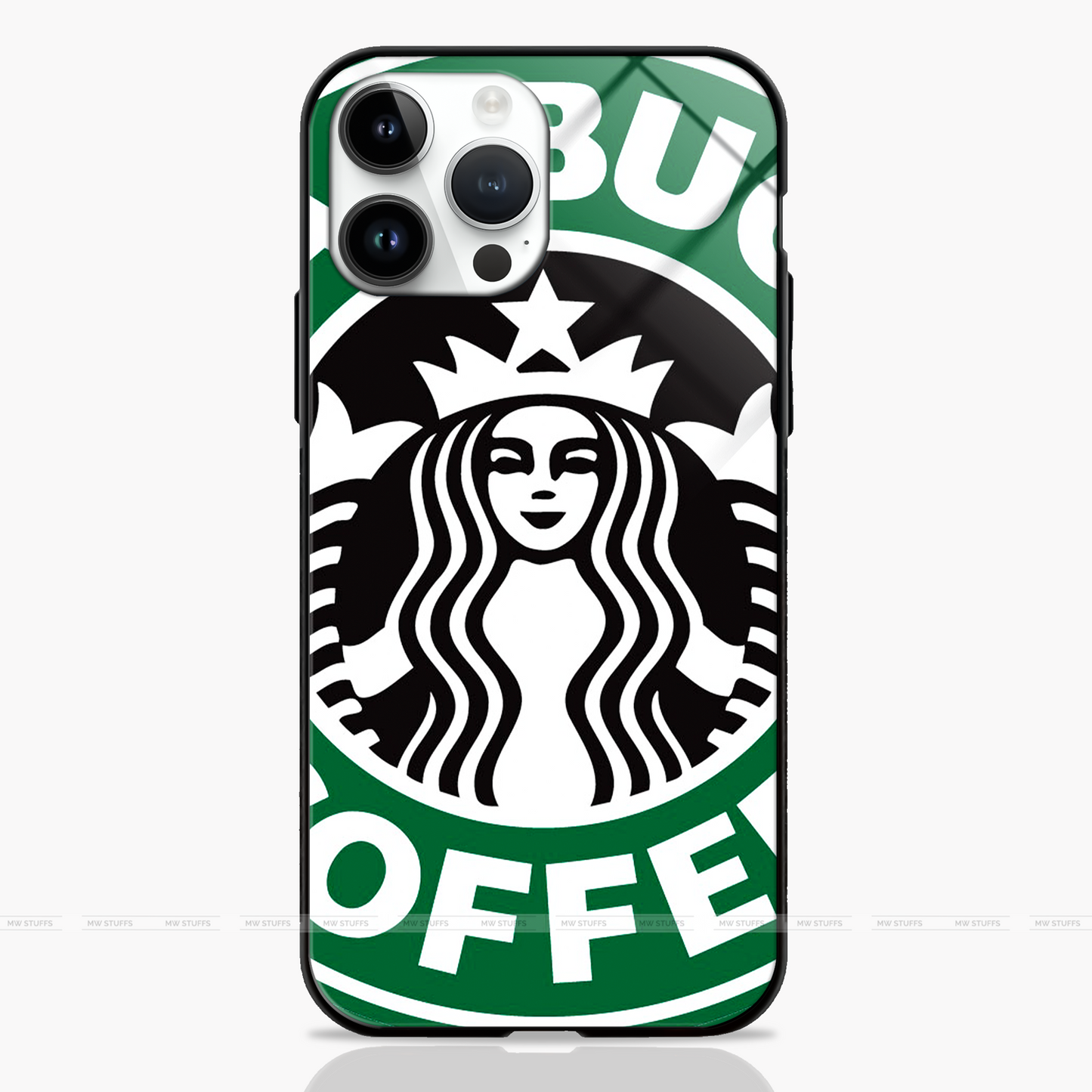 Starbucks Design inspired Glass Case - - MW Stuffs -