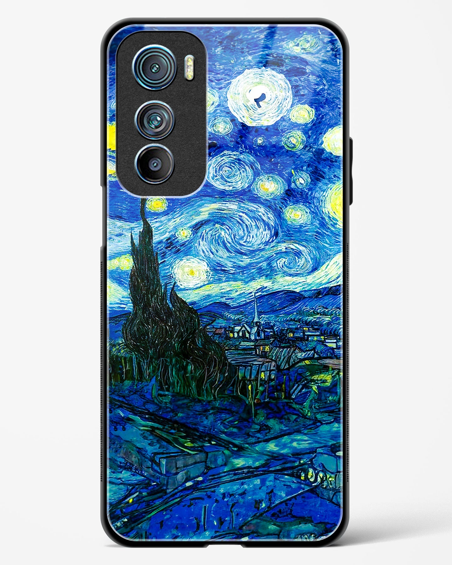 Starry Night Van Gogh's Glass Phone Case-Motorola Edge 30