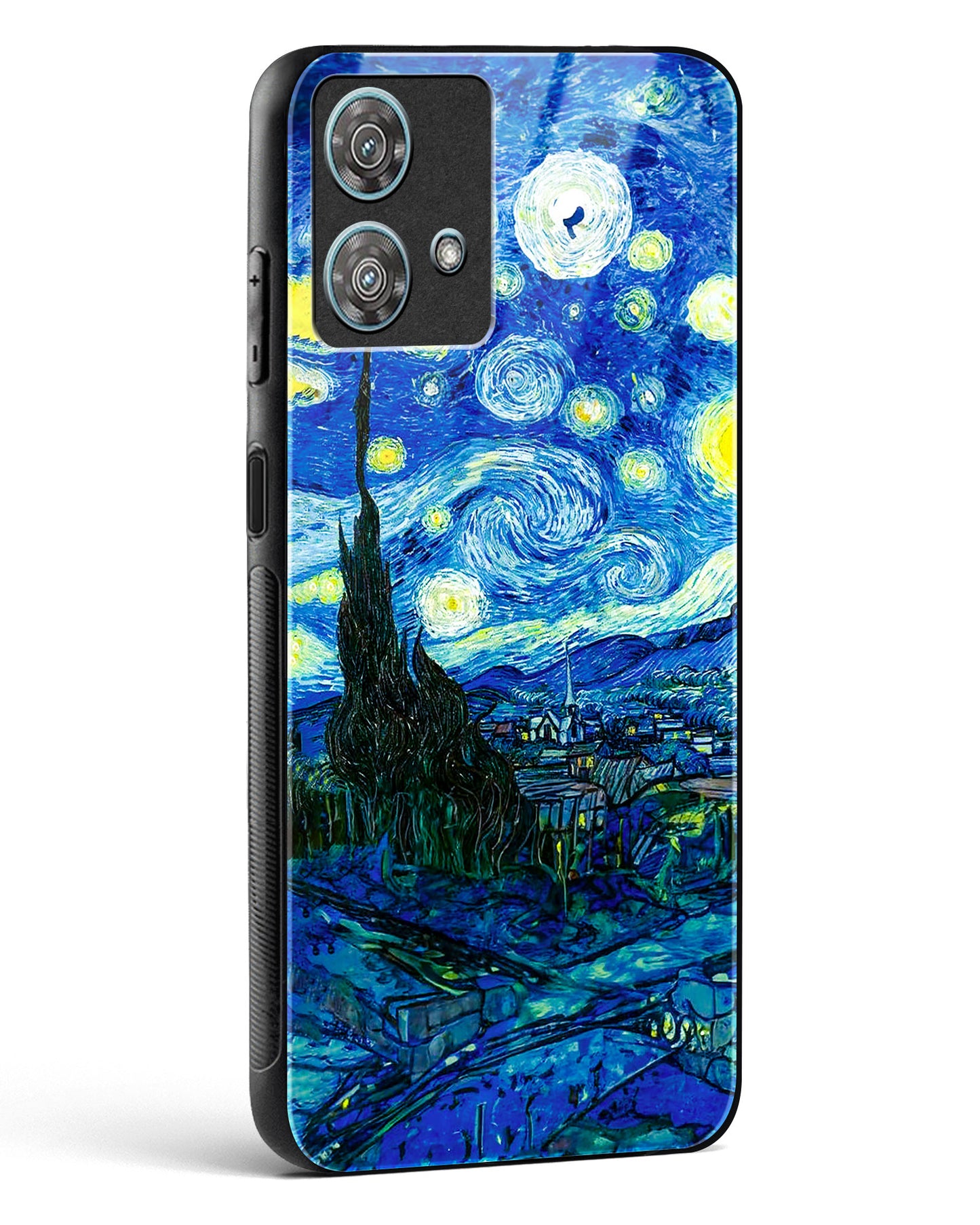 Starry Night Van Gogh's Glass Phone Case-Motorola Edge 40 Neo