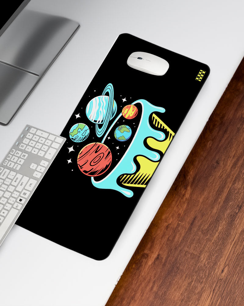 Starry Sundae Nebula Melt Desk Mat