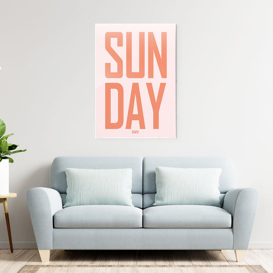 Sun Day Metal-Poster