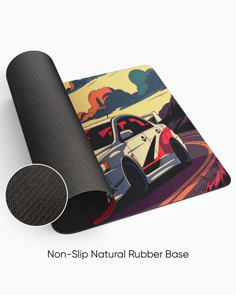 Sunset Drift Desk Mat