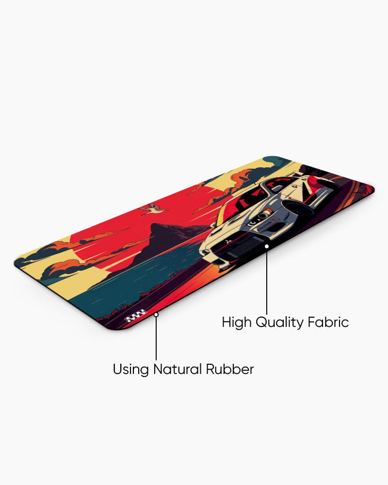Sunset Drift Desk Mat