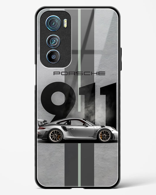 Super Car 911 Glass Phone Case-Motorola Edge 30