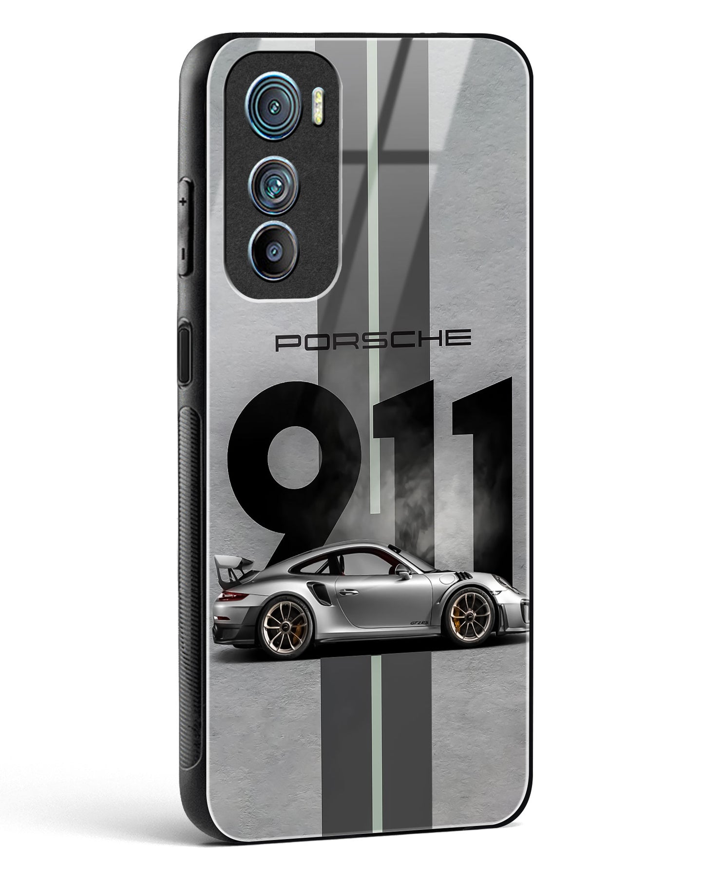 Super Car 911 Glass Phone Case-Motorola Edge 30