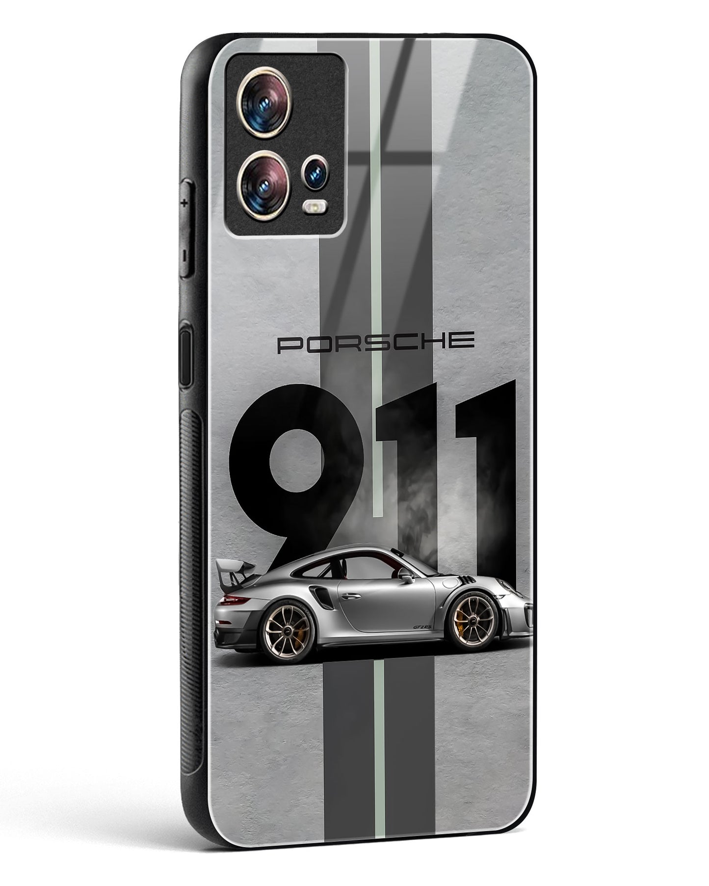 Super Car 911 Glass Phone Case-Motorola Edge 30 Fusion
