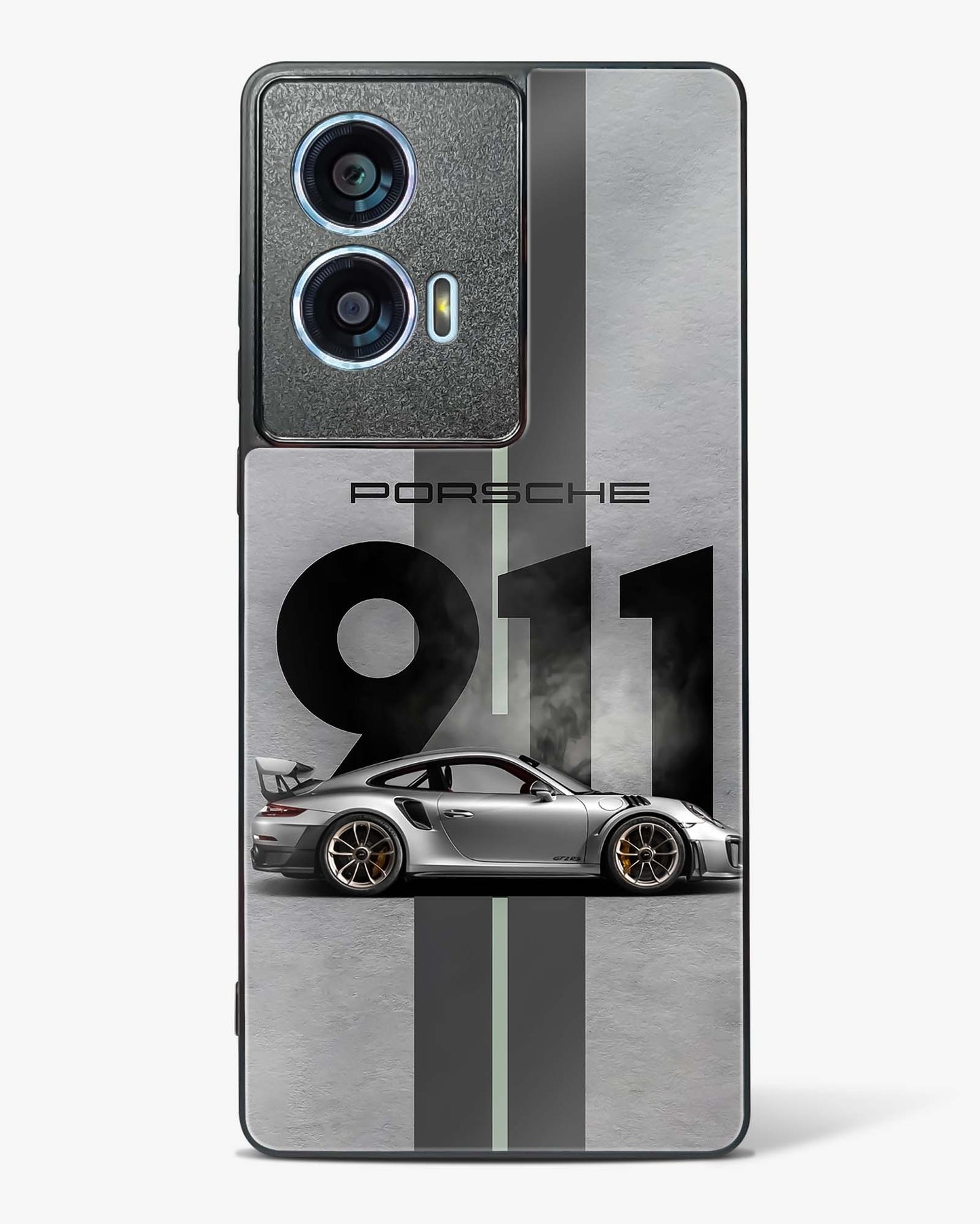 Super Car 911 Glass Phone Case-Motorola Edge 50 Fusion