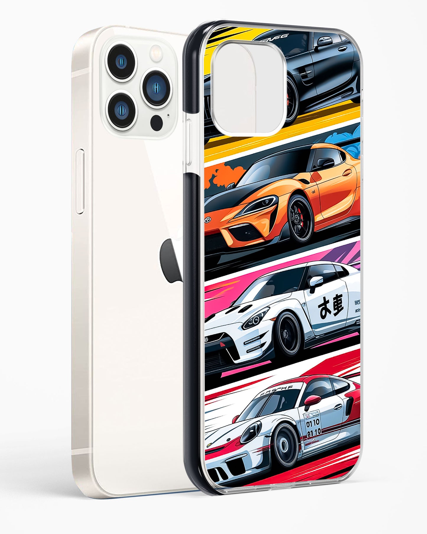 Super Cars Collage Impact Drop Protection Case