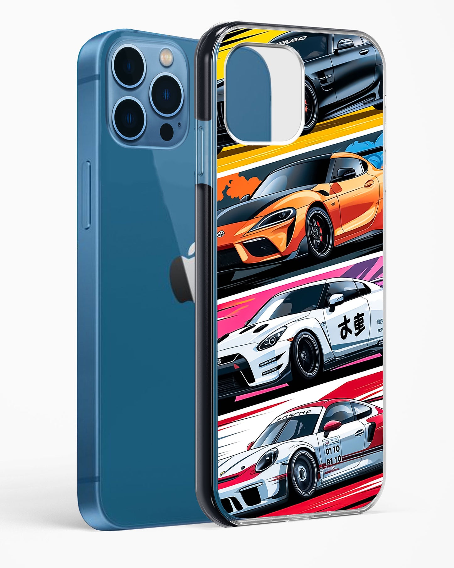 Super Cars Collage Impact Drop Protection Case