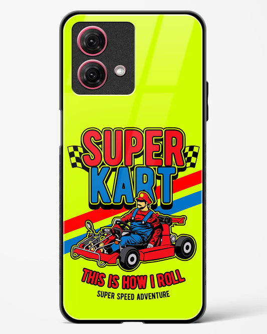 Super Kart Speedster Glass Phone Case-Moto G84 5G