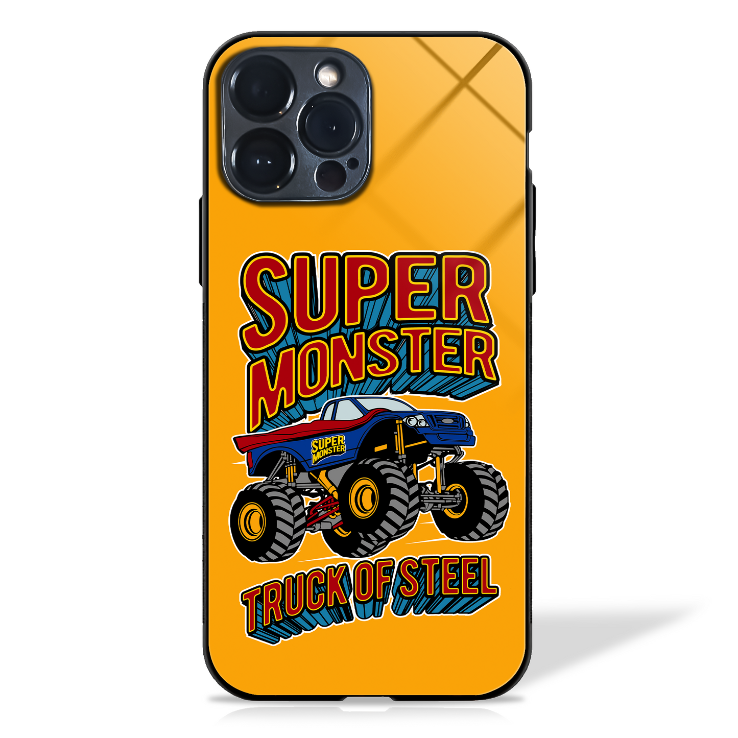 Super Monster Truck Automotive Glass Case