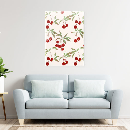 Sweet Cherry Art Metal-Poster