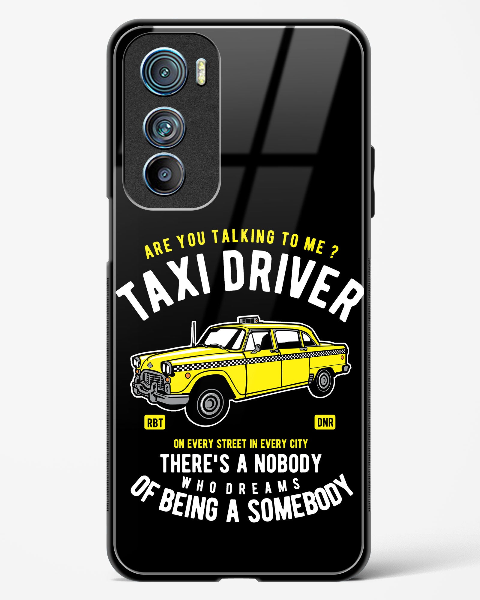 Taxi Driver Dreams Glass Phone Case-Motorola Edge 30