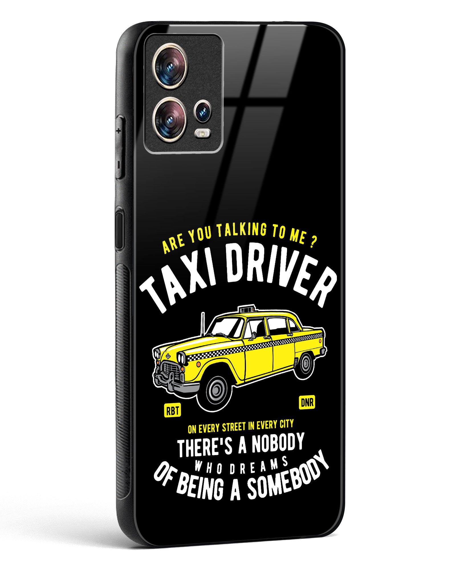 Taxi Driver Dreams Glass Phone Case-Motorola Edge 30 Fusion