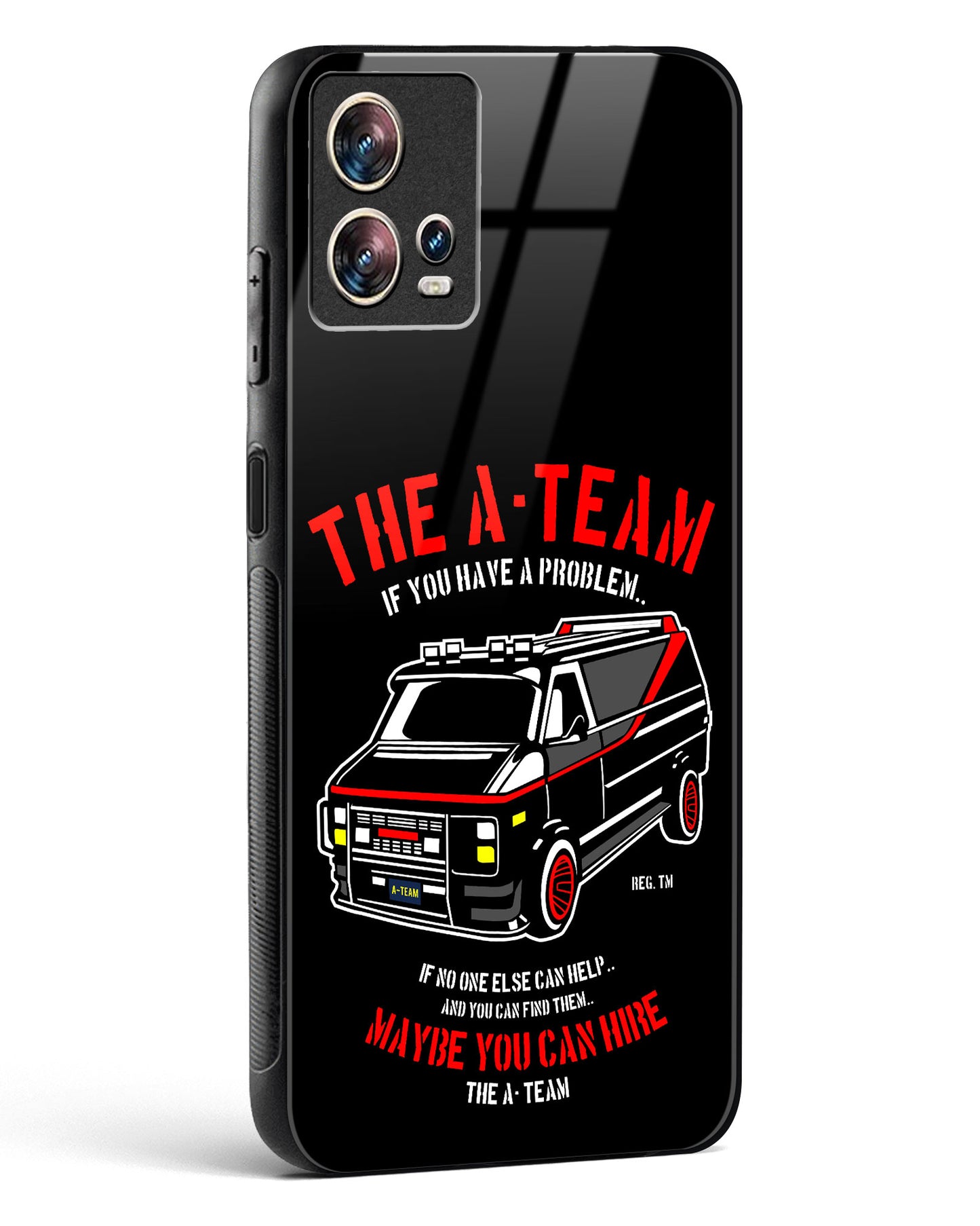 The A-Team Nostalgia Glass Phone Case-Motorola Edge 30 Fusion