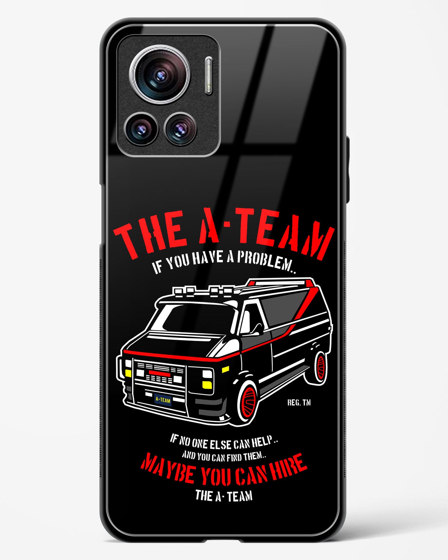 The A-Team Nostalgia Glass Phone Case-Motorola Edge 30 Ultra