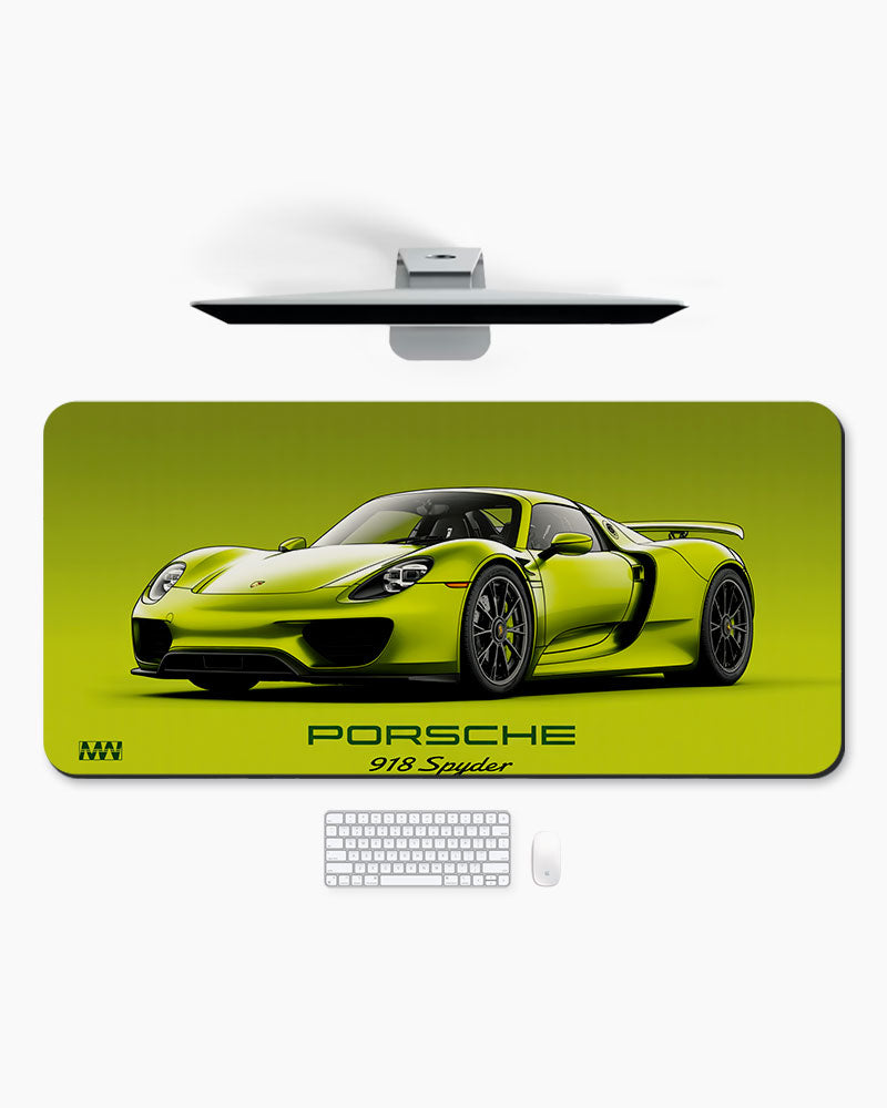 Track Titan Porsche 918 in Hypergreen Deskmat