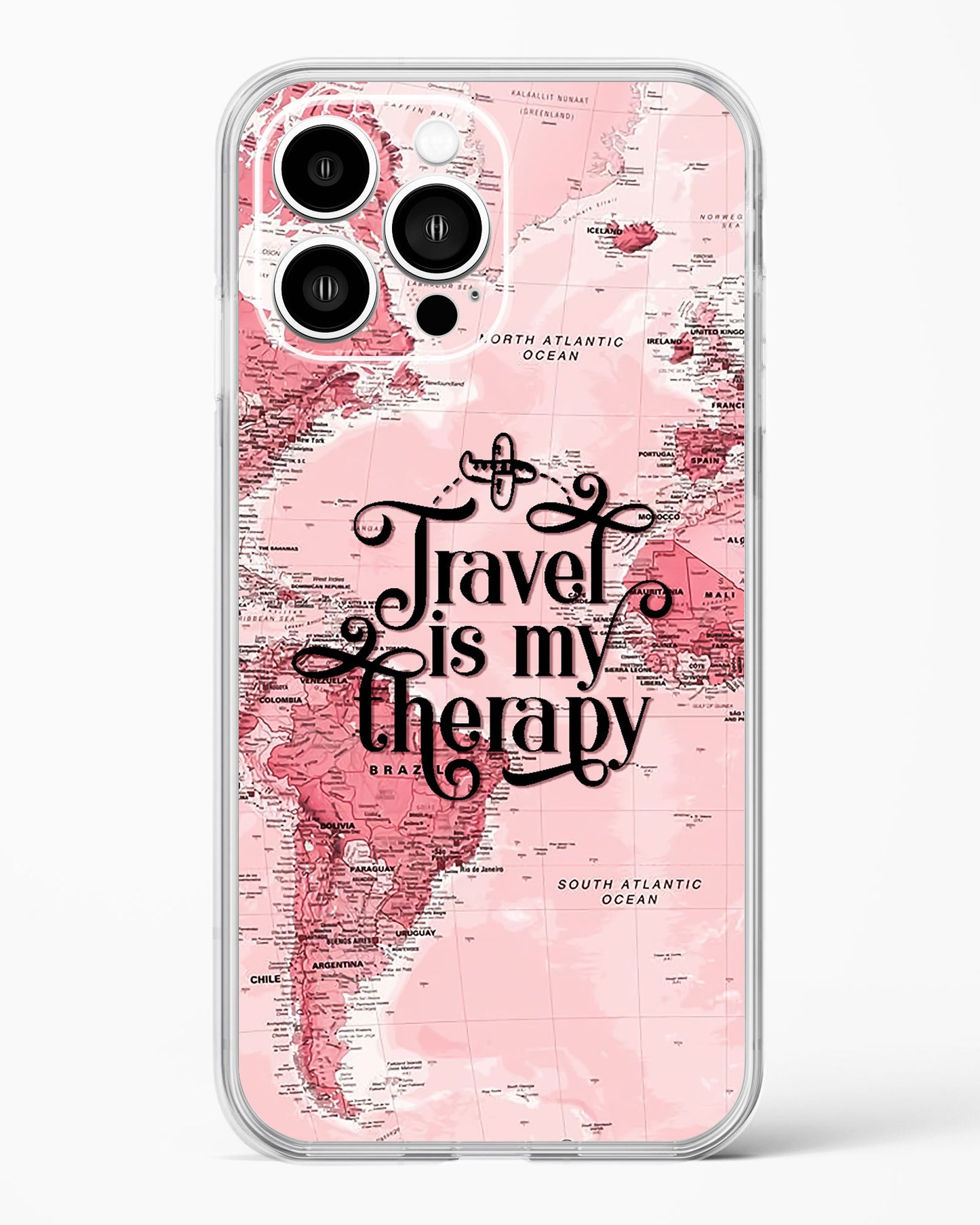 Travel is my Therapy Clear Silicone Case