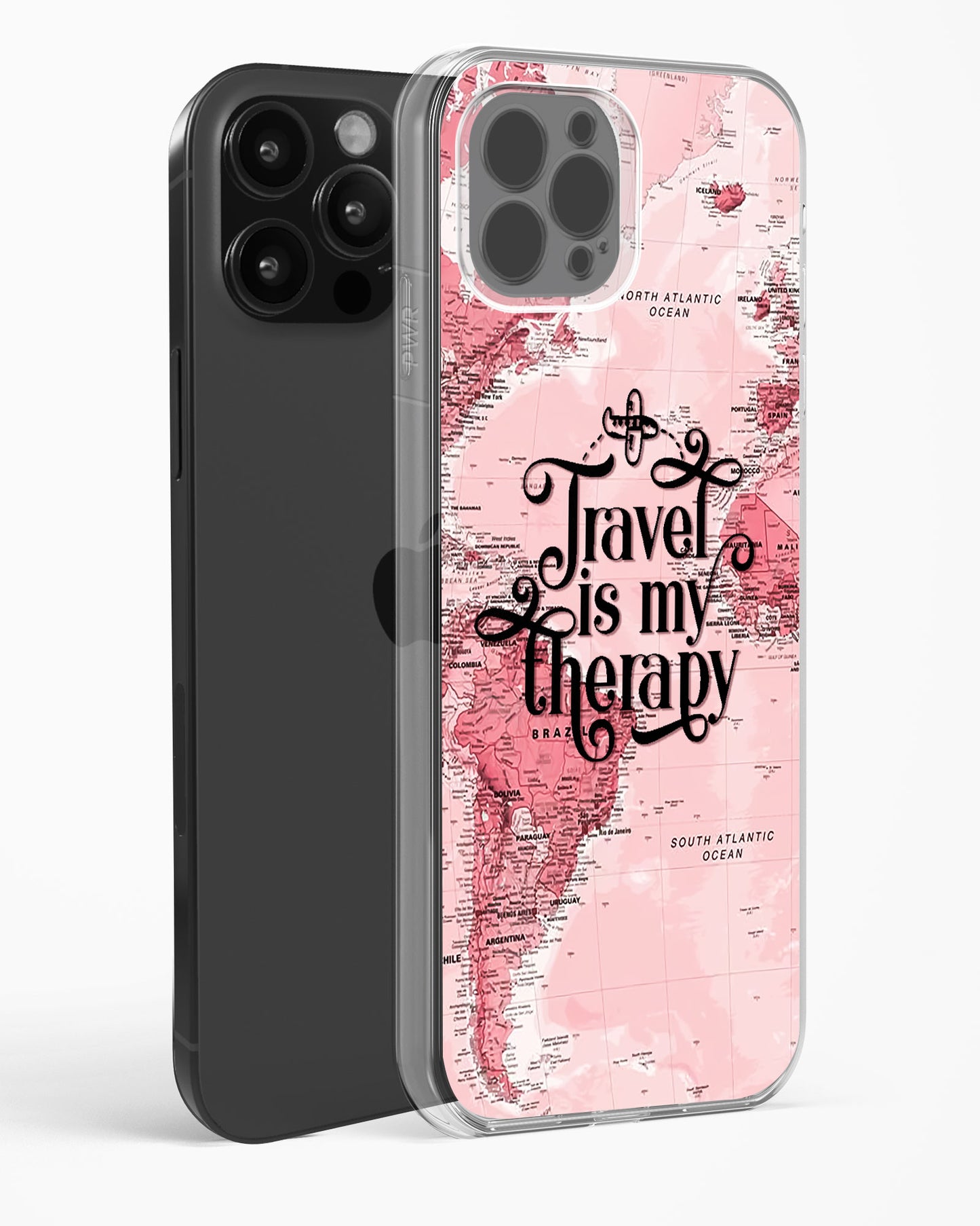 Travel is my Therapy Clear Silicone Case