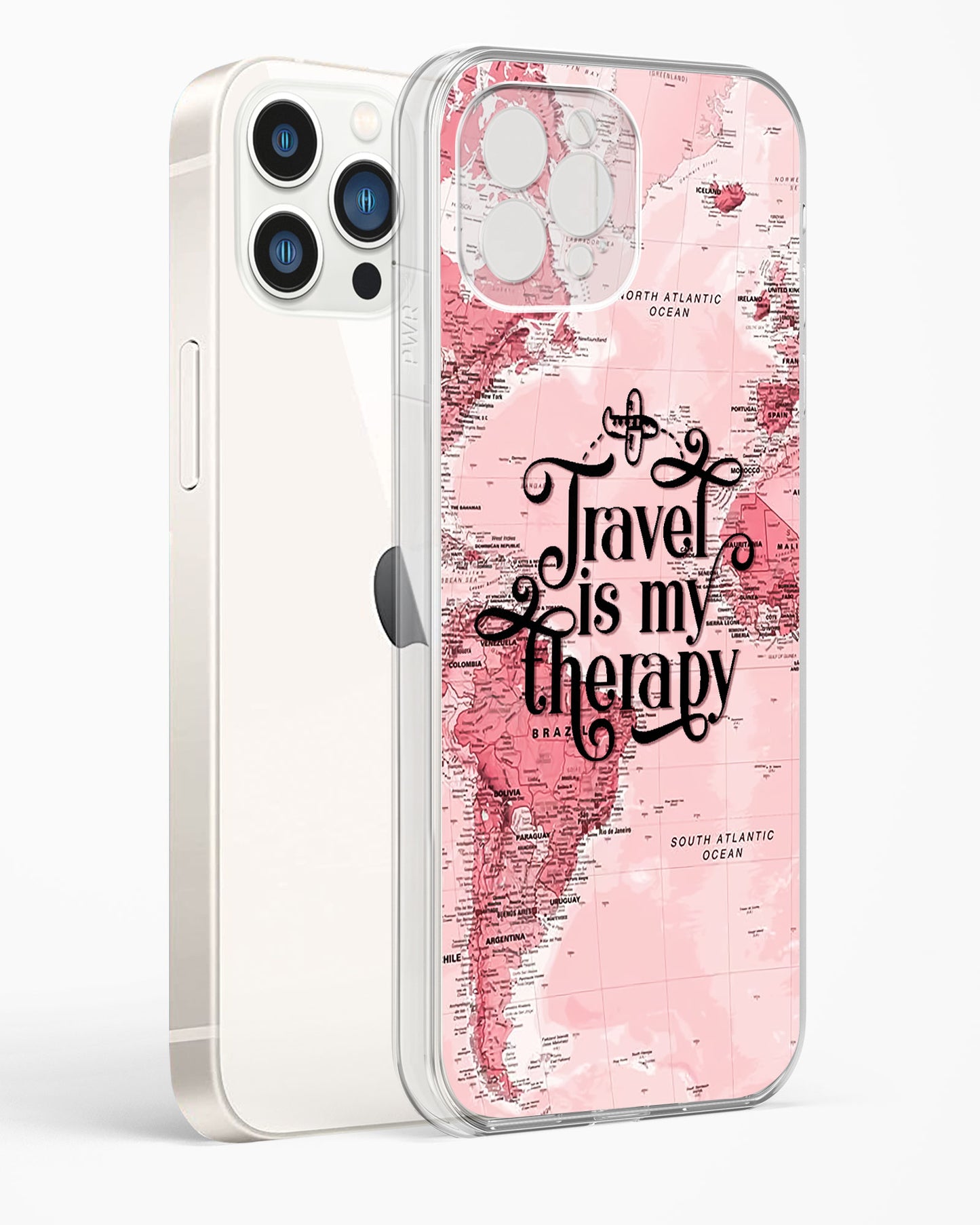 Travel is my Therapy Clear Silicone Case