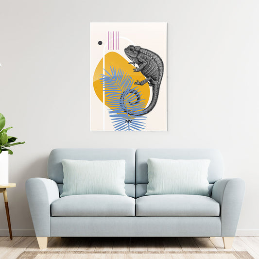Tropical Chameleon Fusion Poster