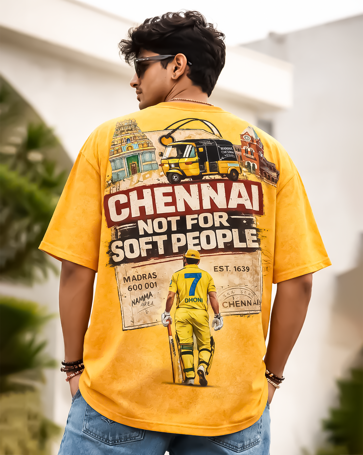 Chennai Mass Vibe Oversized T-Shirt – Urban Street Edition