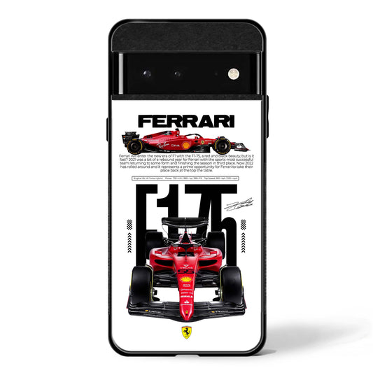 Turbocharged Flame Racer Google Pixel Glass Phone Case