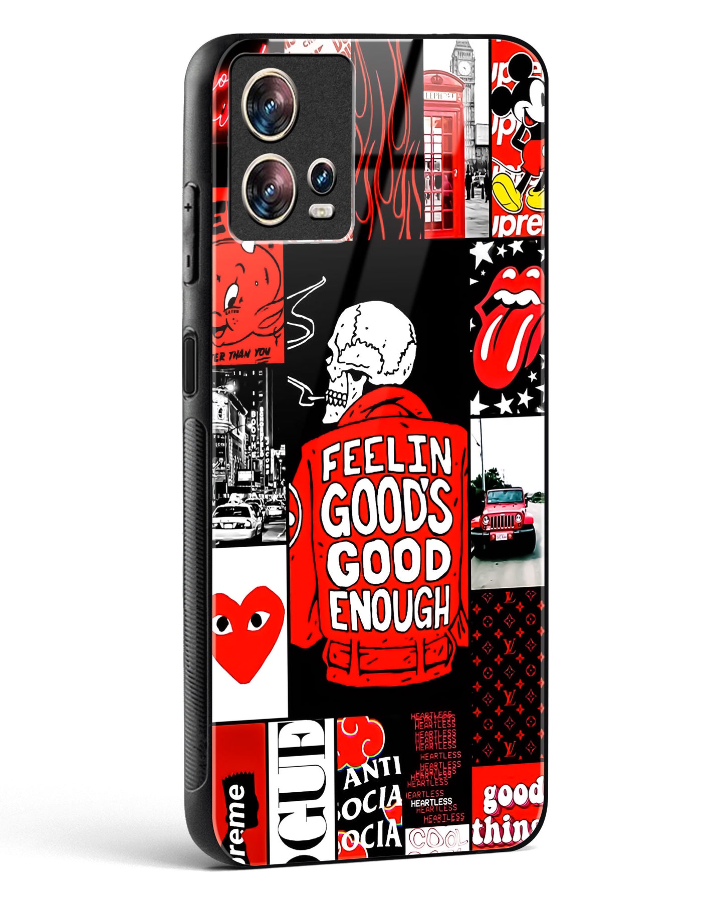 Urban Pop Culture Glass Phone Case-Motorola Edge 30 Fusion