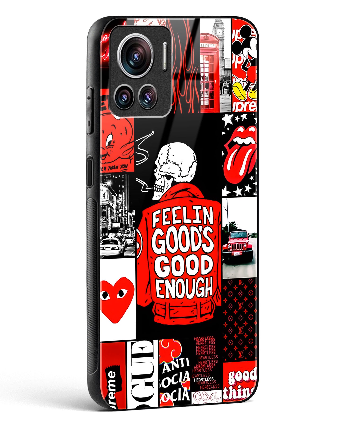 Urban Pop Culture Glass Phone Case-Motorola Edge 30 Ultra