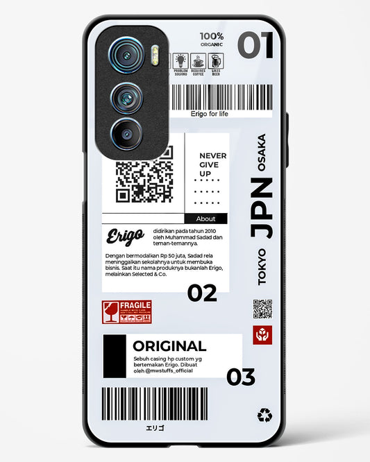 Urban Tags and Labels Glass Phone Case-Motorola Edge 30