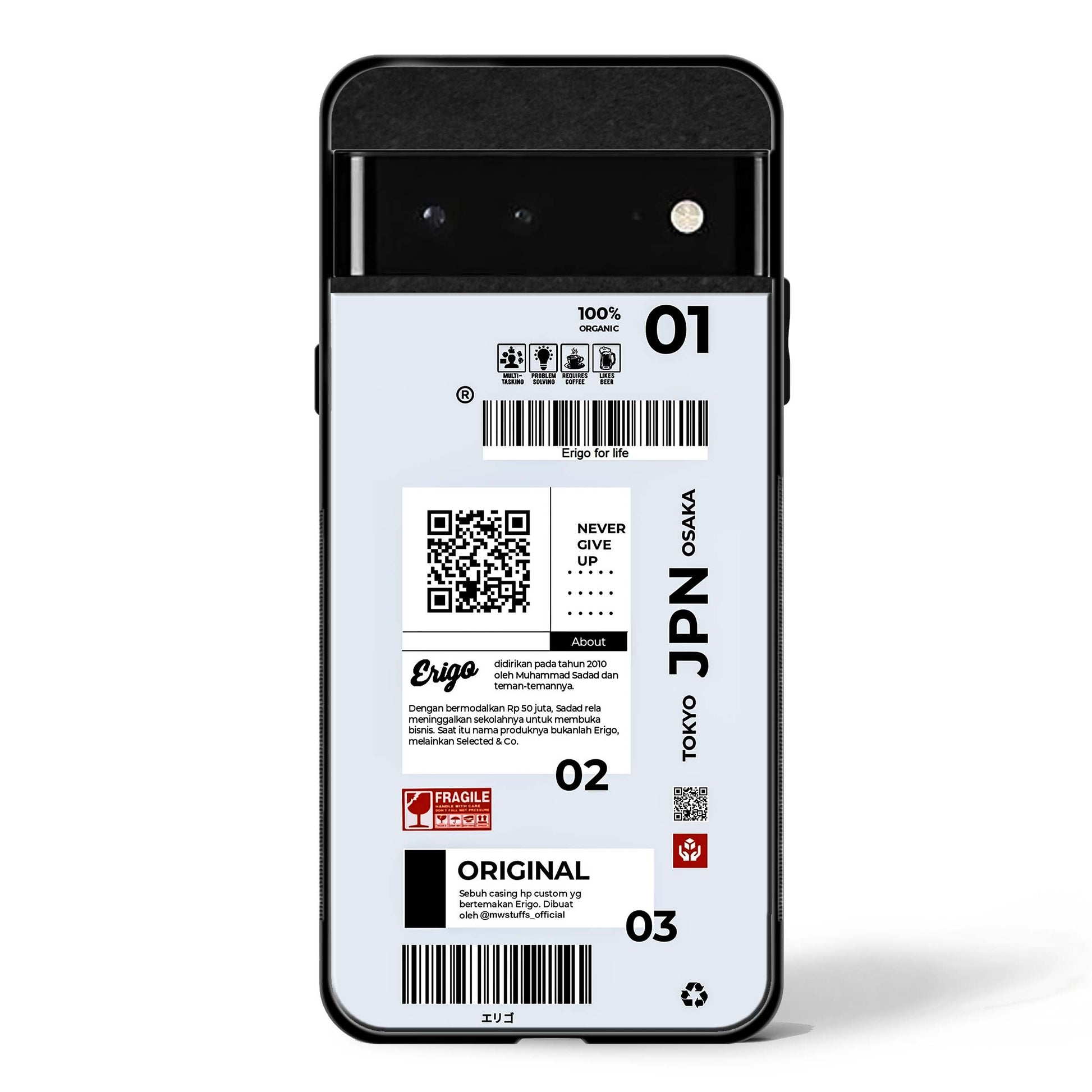 Urban Tags and Labels Google Pixel Glass Phone Case