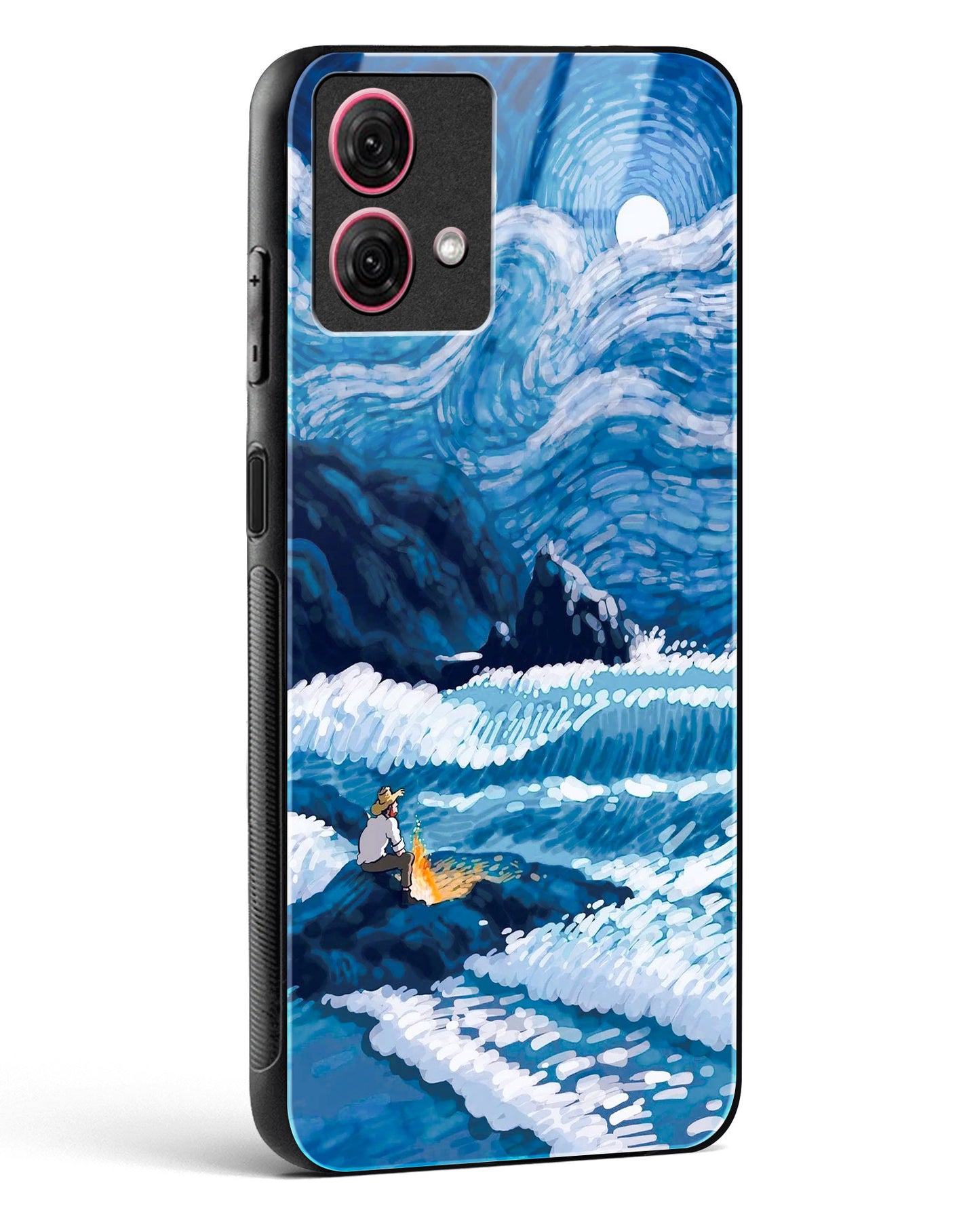 Van Gogh Art Glass Phone Case-Moto G84 5G