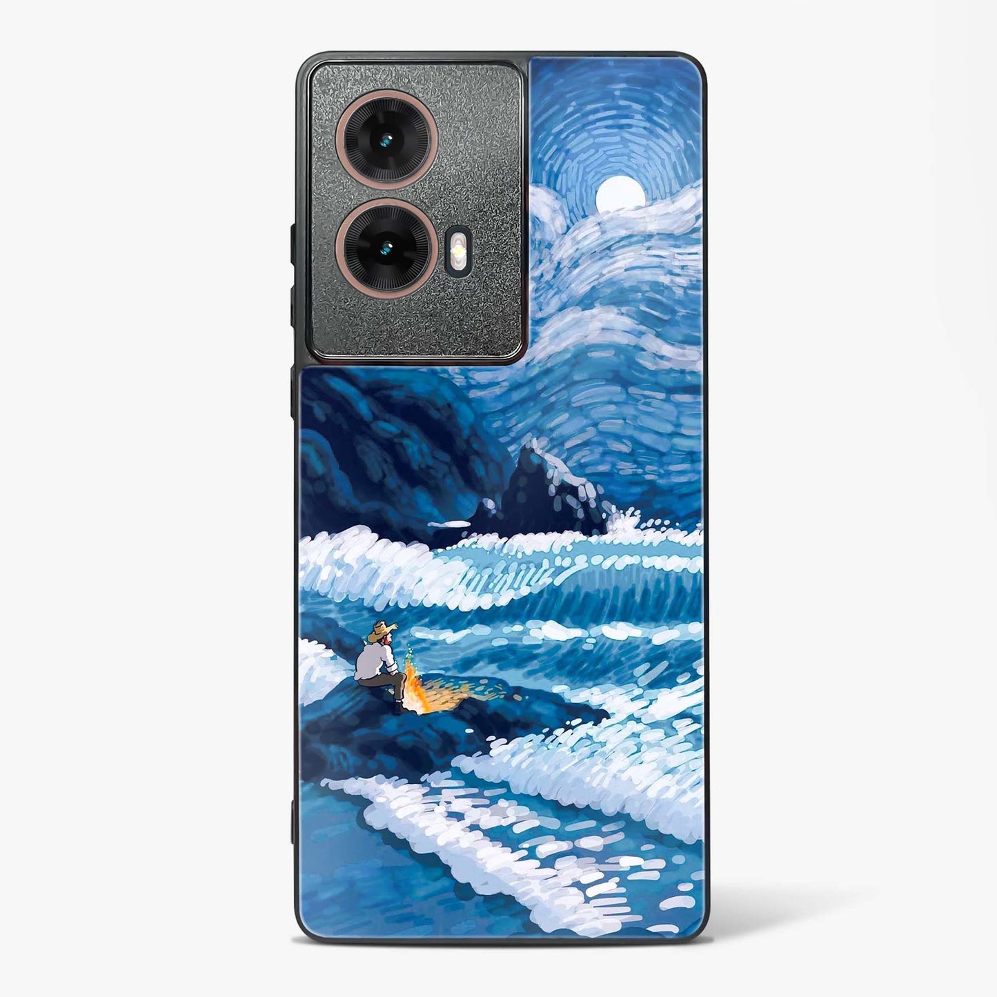 Van Gogh Art Glass Phone Case-Moto G85 5G